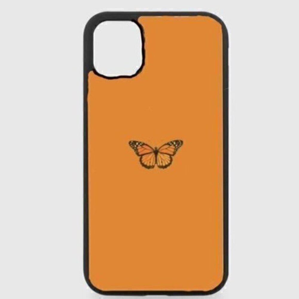ORANGE Butterfly Phone Case